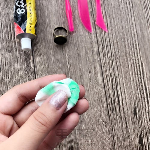 多肉戒指 第2步