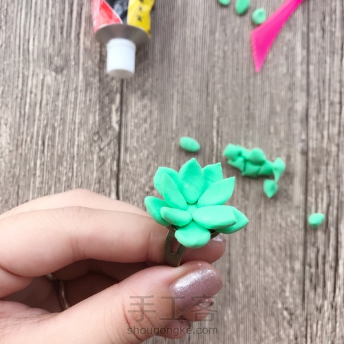 多肉戒指 第13步