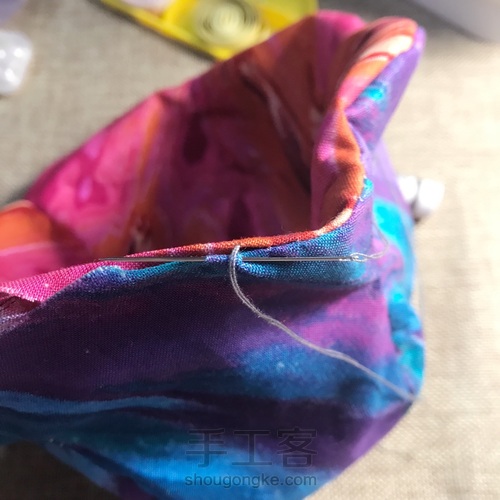 双面可戴六片式渔夫帽 第11步