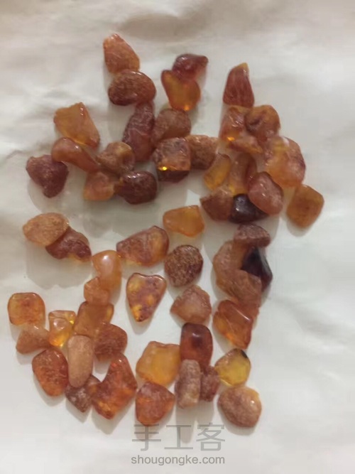 琥珀手链 第1步