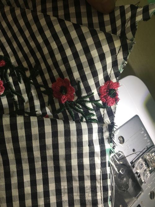 抓住夏天的尾巴，半身裙做起来！ 第4步