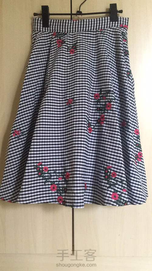 抓住夏天的尾巴，半身裙做起来！ 第13步