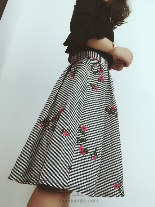 抓住夏天的尾巴，半身裙做起来！ 第14步