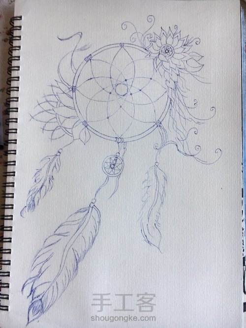 捕梦网,捕捉美丽的梦幻 第15步