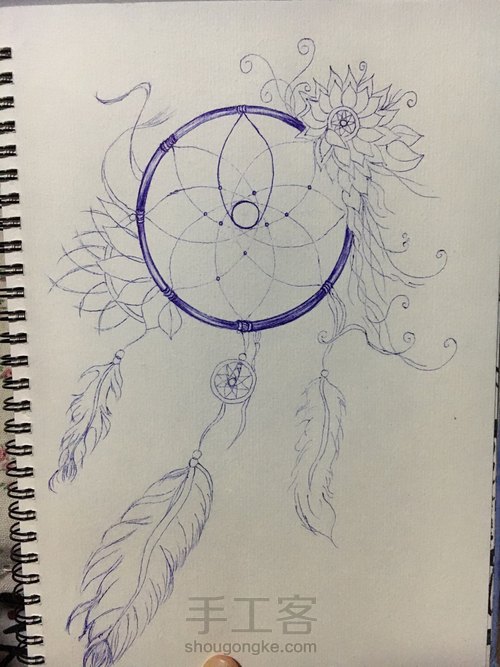 捕梦网,捕捉美丽的梦幻 第16步