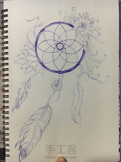 捕梦网,捕捉美丽的梦幻 第17步