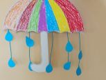 雨天的彩虹伞