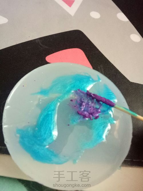 【uv胶】云海半球制作教程 第13步