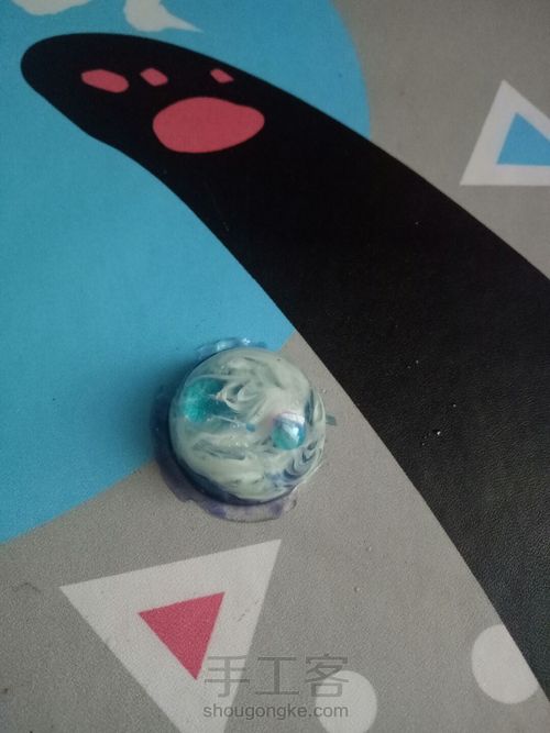 【uv胶】云海半球制作教程 第15步