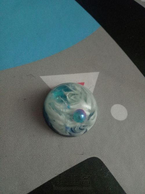 【uv胶】云海半球制作教程 第16步