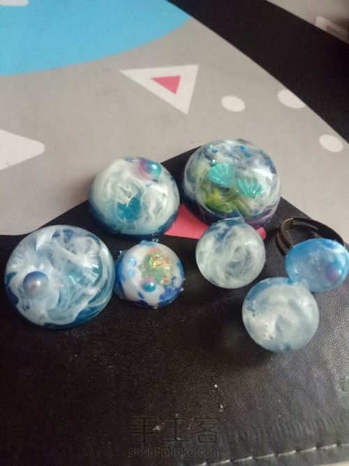 【uv胶】云海半球制作教程 第17步