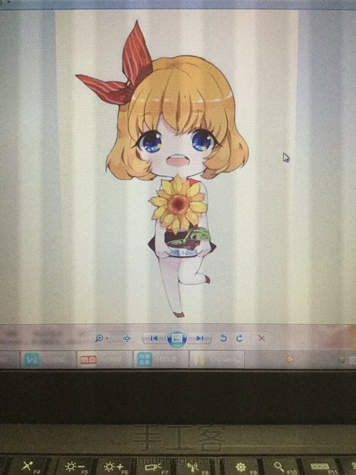 临摹可爱少女 第1步