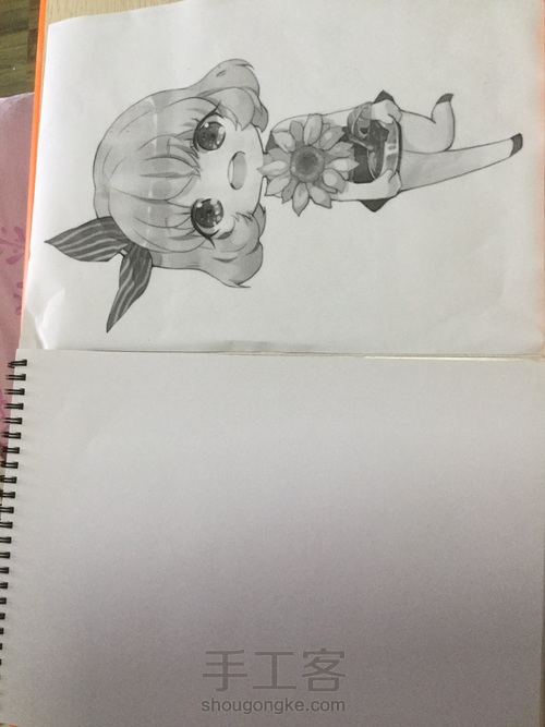 临摹可爱少女 第4步