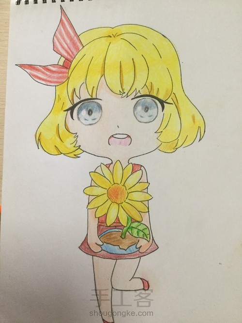 临摹可爱少女 第11步