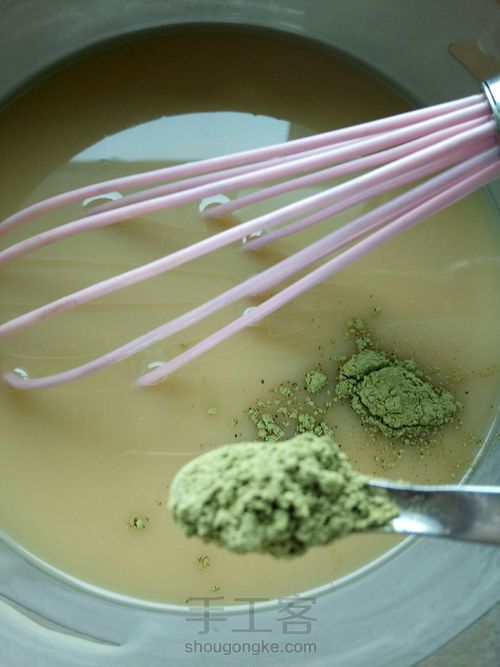 绿茶🍵皂 第7步