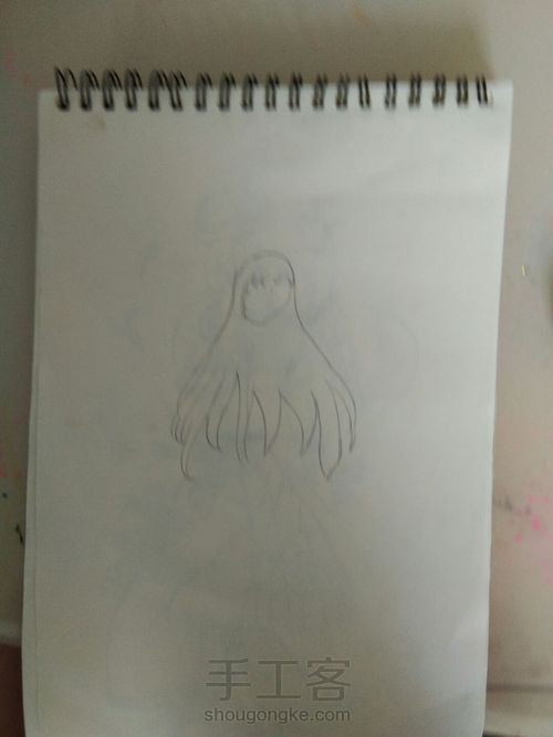 奇迹暖暖风中的铃音手绘(1) 第2步