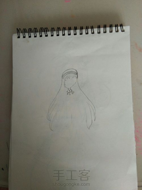 奇迹暖暖风中的铃音手绘(1) 第4步