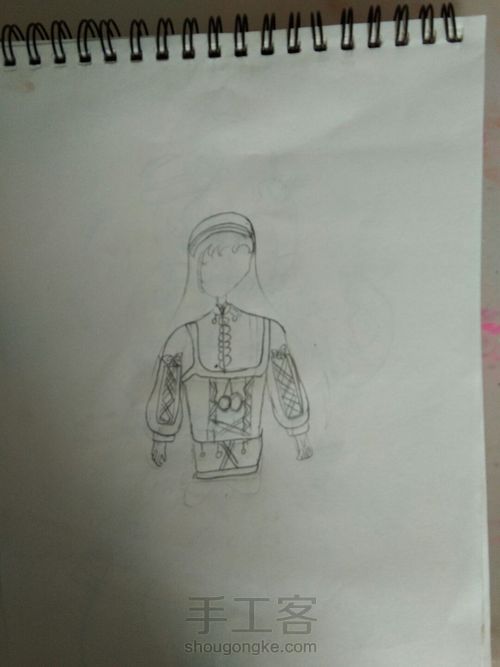 奇迹暖暖风中的铃音手绘(1) 第6步