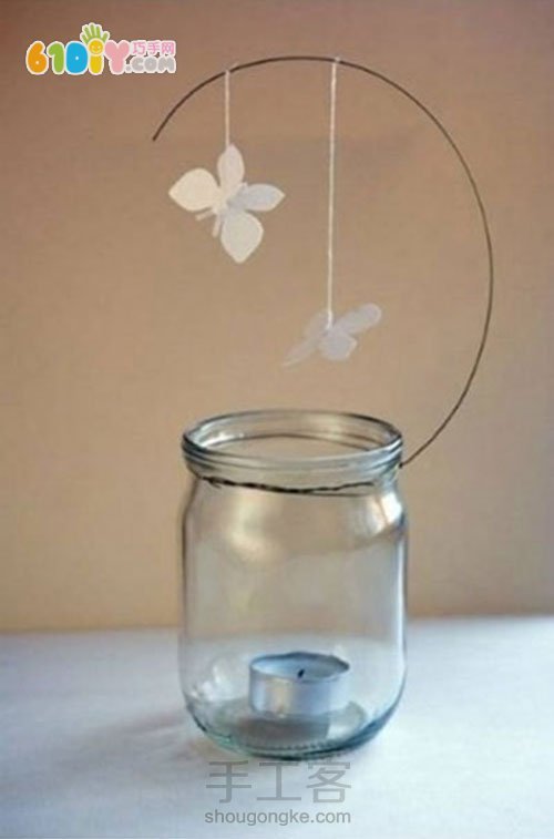 手工制作漂亮的蝴蝶灯笼。转 第3步