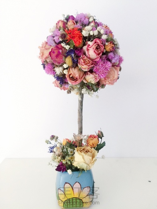 少女心爆棚的干花花树 第11步