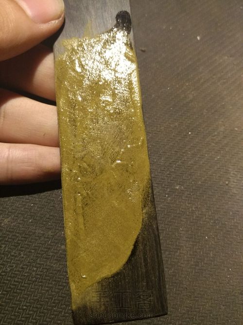 紫光檀书签〔嵌粉〕 第8步