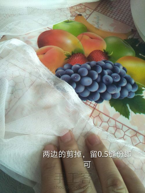 花苞袖网纱裙配~网纱短裙 第14步