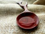 血檀鹿角茶勺，最妖艳的鹿角勺