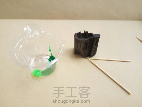 绿色系滴胶木戒指教程 第5步