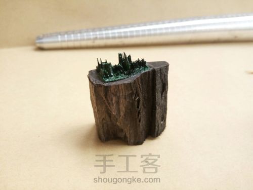 绿色系滴胶木戒指教程 第6步