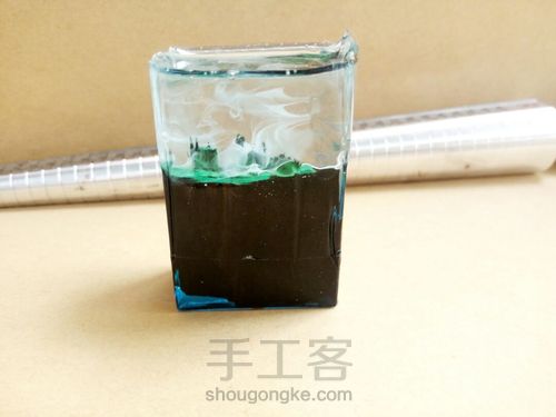 绿色系滴胶木戒指教程 第9步