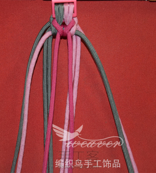伞绳编织手链-2 第11步