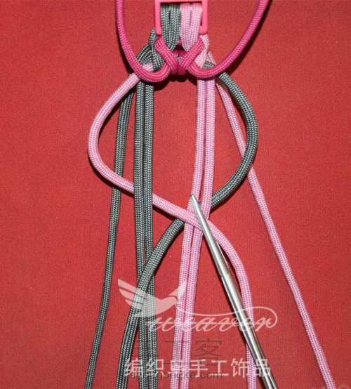 伞绳编织手链-2 第12步