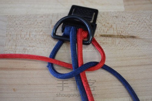 一款简单的蛇结宠物犬编织项圈 第16步