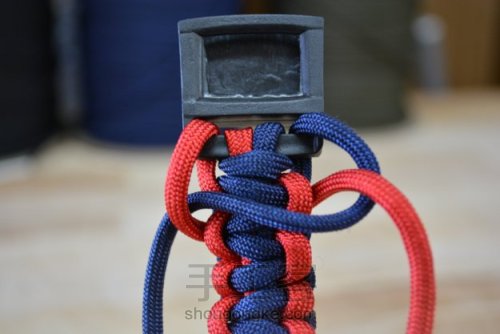一款简单的蛇结宠物犬编织项圈 第31步