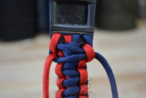 一款简单的蛇结宠物犬编织项圈 第35步