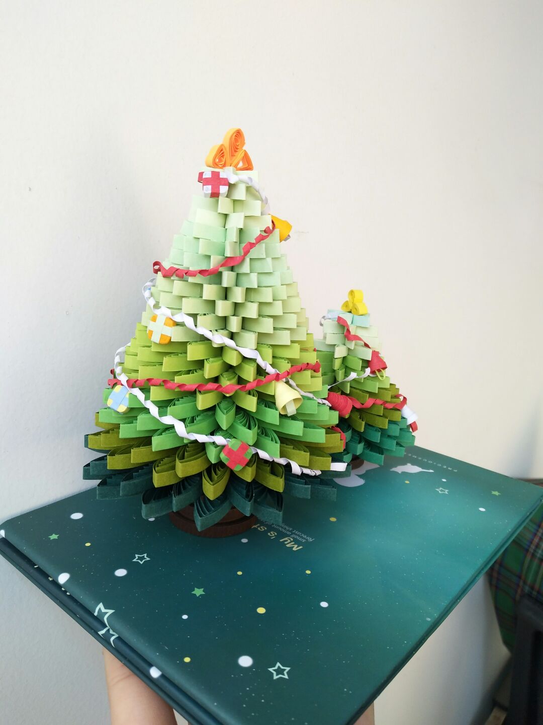 提前祝大家圣诞节快乐😁做一颗美美的圣诞树做礼物🎁