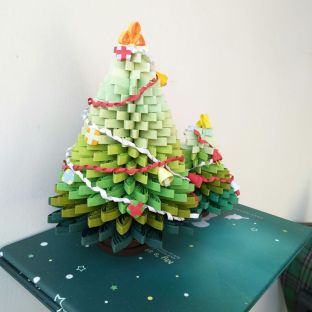 衍纸立体圣诞树