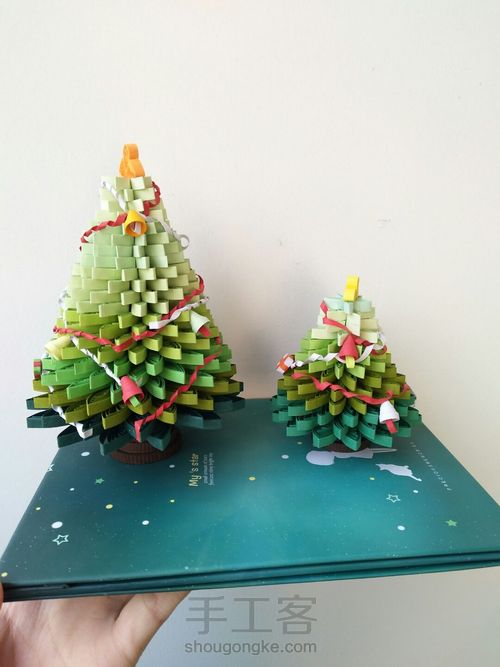 衍纸立体圣诞树 第12步
