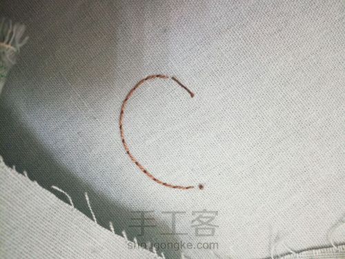 印度印花 第3步