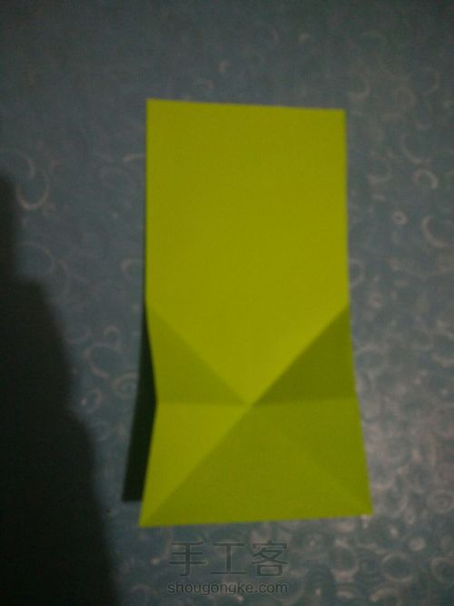 折纸孔雀 第1步