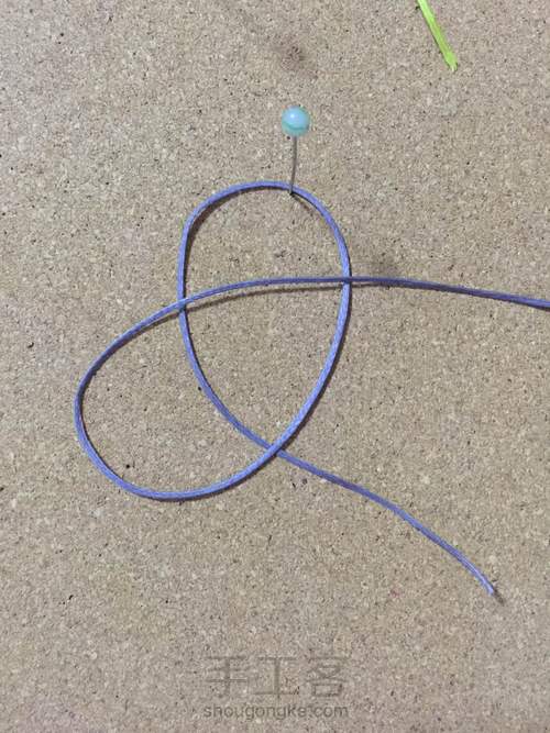 正经五边菠萝结 流苏帽 第2步