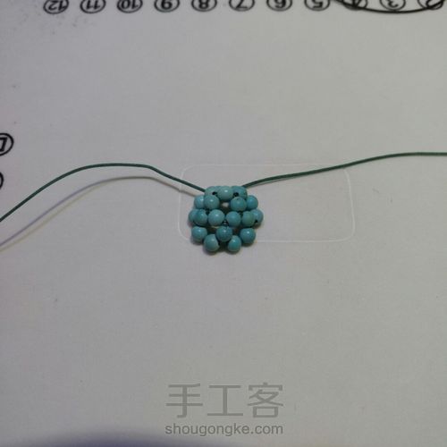 穿珠球 第11步