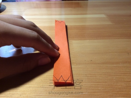 康乃馨贺卡（折纸教程） 第9步