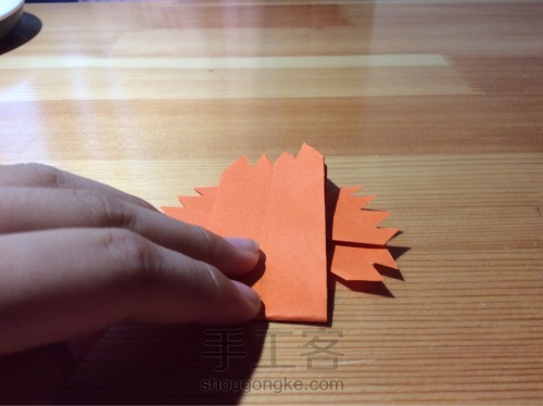 康乃馨贺卡（折纸教程） 第15步