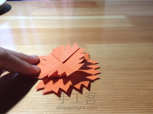康乃馨贺卡（折纸教程） 第17步