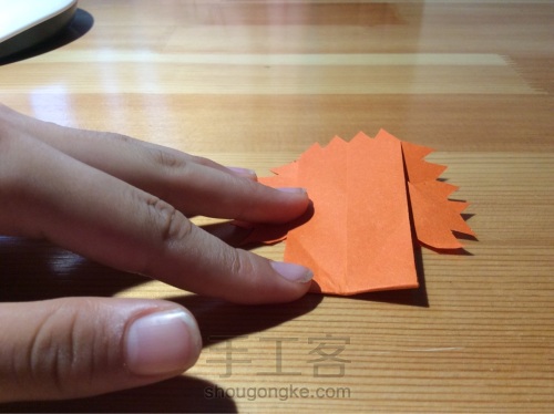 康乃馨贺卡（折纸教程） 第18步