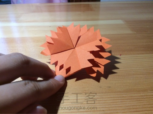 康乃馨贺卡（折纸教程） 第20步
