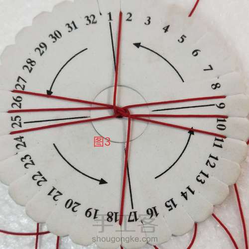 盘编教程方八股四面佛 第3步