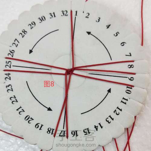 盘编教程方八股四面佛 第8步