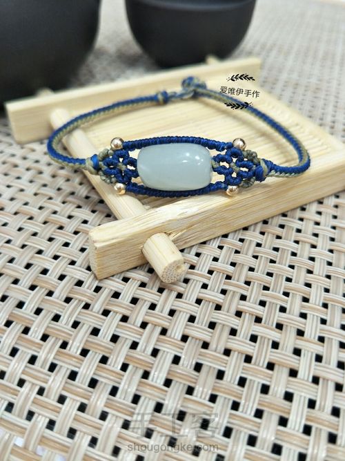 天使的眼睛，八股辫手链 第17步